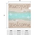 thumbnail image 4 of Sea Beach Mailbox Cover Magnetic Summer Theme Welcome Waterproof Mail Wraps Post Letter Box Covers for Outdoor Garden Use 25.5x21 in, 4 of 6