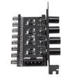 thumbnail image 1 of Hub De Ventilador De 8 Canales Para PC, Ranura PCI Interfaz De 4 Pines/3 Pines Controlador De Velocidad Del Ventilador De Refrigeración De 4 Perillas De 72 W Fácil Instalación, 1 of 7