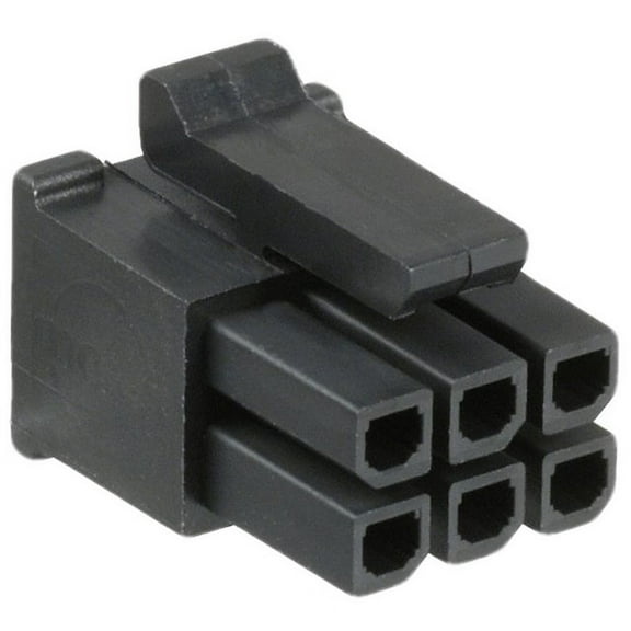 Pack of 10 43025-0600 Connectors Rectangular 6 Position 3.00mm Housings Black