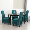 thumbnail image 4 of Jubipavy Bubble Group Chair Cover Four Season All Inclusive Elastic Fabric Dining Chair Cover Dining Room And Study Dirty Proof Chair Cover, 4 of 6