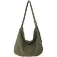 thumbnail image 1 of Bolso de hombro compuesto de lona impermeable de gran capacidad para mujer dama ocio diario, 1 of 9