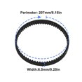 thumbnail image 3 of 2pcs Drive Belt for Vax UCPMSHV1 U89-MA-PF 90-MA-R U91-MA-B U89-MA-TE, 3 of 9