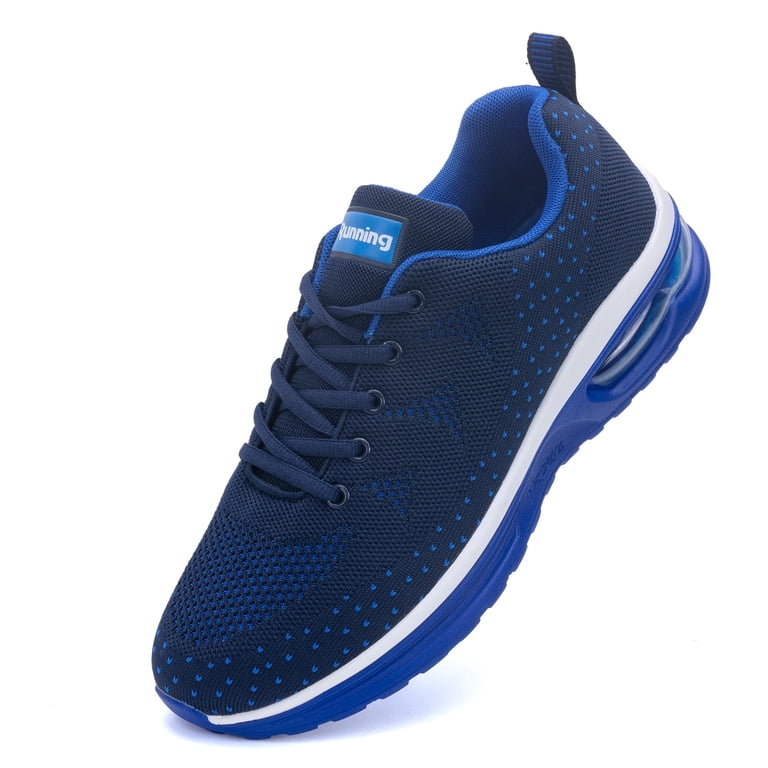 Men\'s Sport Fashion Running Walking Blue Athletic Tennis Sneakers Shoes Amazon.com | Men main image 4