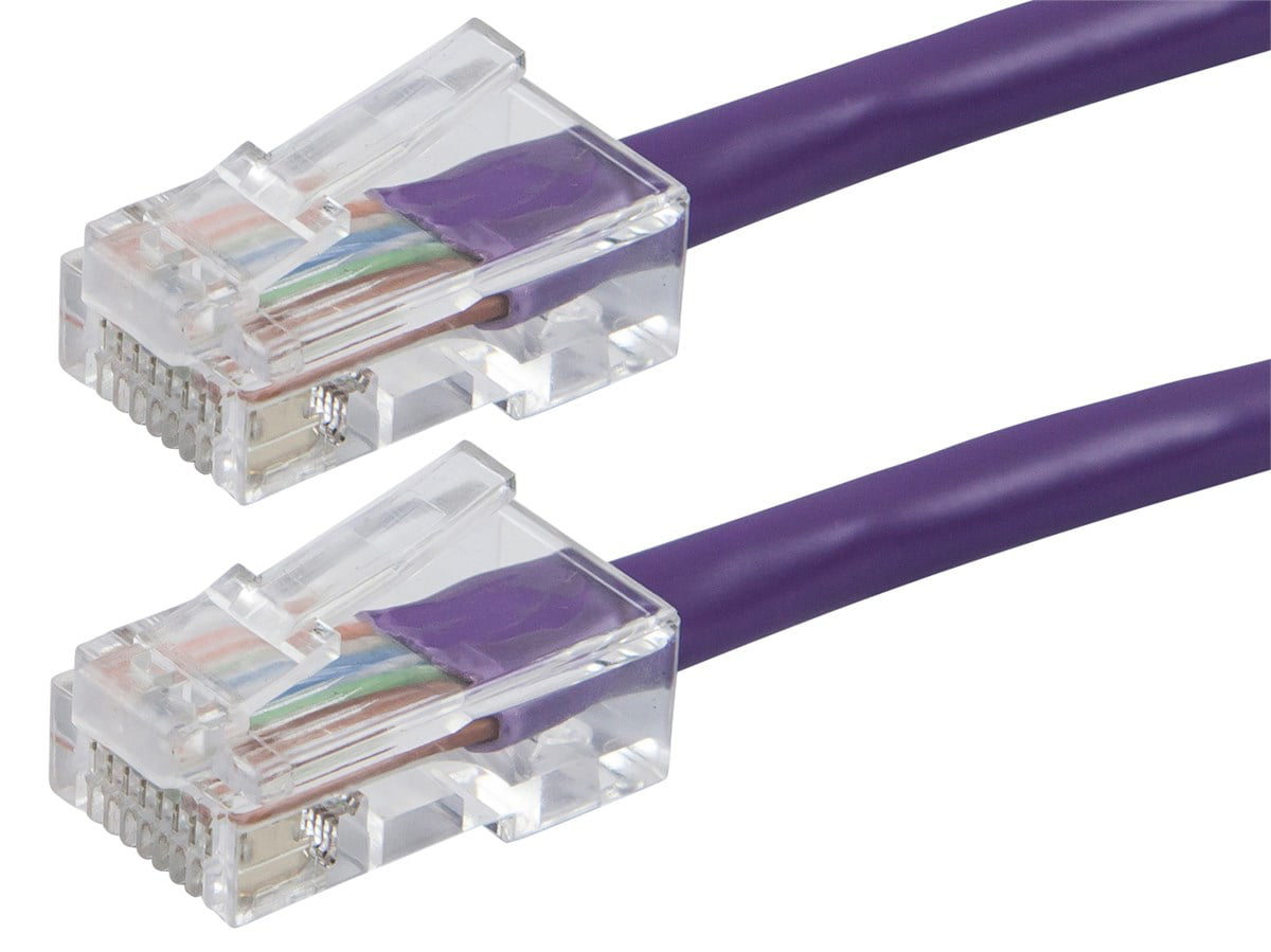 Purple SF Cable 75ft CAT5E 350 MHz Snagless Patch Cable 