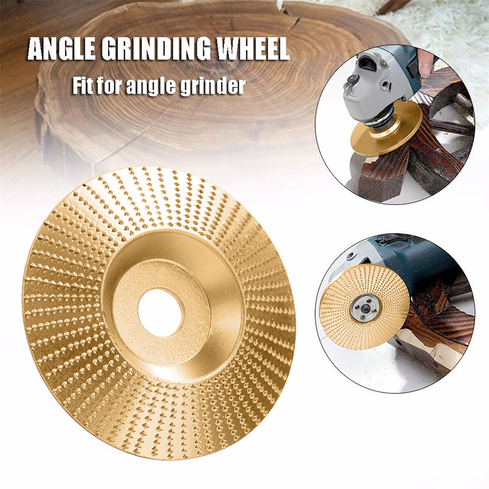 Carbide Wood Sanding Carving Shaping Disc For Angle Grinder/Grinding Wheel Tool 