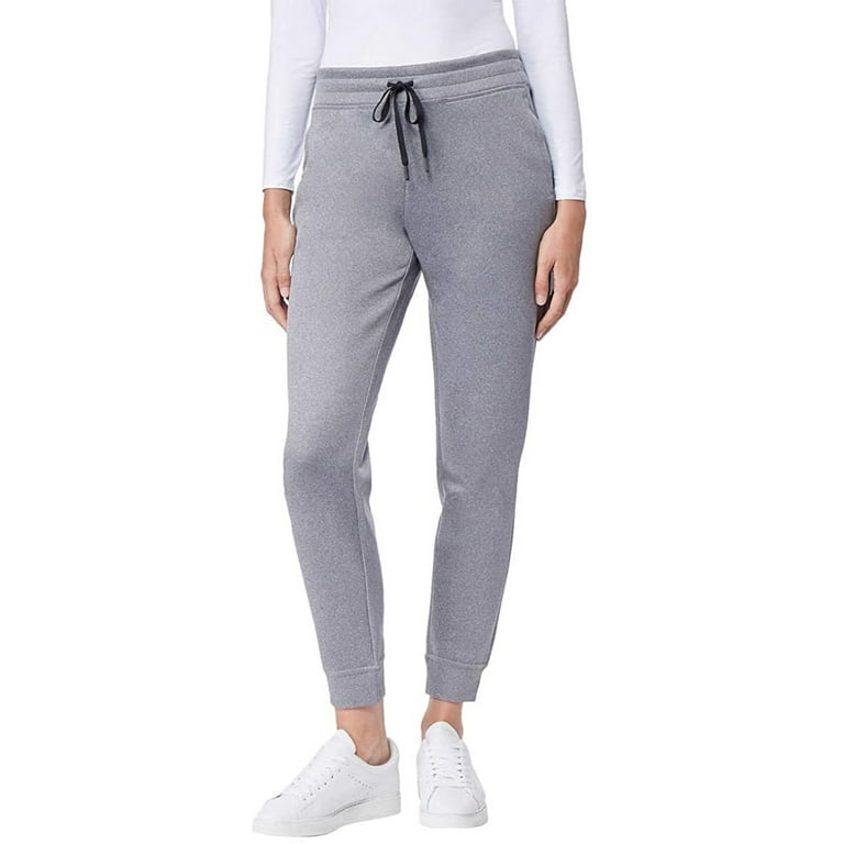 32 Degrees Heat Women's Tech Fleece Jogger Pants, Heather Storm, X-Large -  NEW