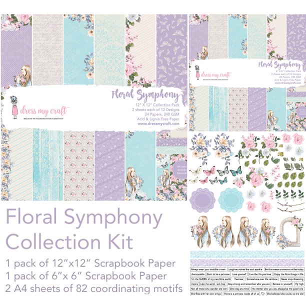 Dress My Crafts Collection Kit - Symphonie Florale