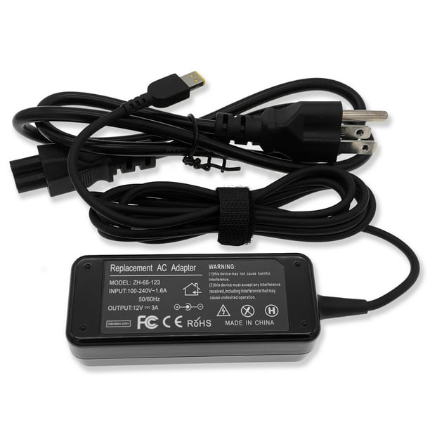36W 12V 3A New AC Adapter Charger Power Supply Cord for Lenovo ThinkPad