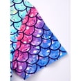 thumbnail image 5 of WIBACKER 3-12Y Girls Short Sleeve Mermaid Nightgown Soft Kids Nightdress Pajamas for Toddler to Big Girl Nightie Dress, 5 of 10