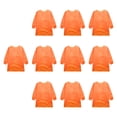 thumbnail image 4 of Delantal de para niños, delantal de pintura para niños con larga, , lavable, impermeable, para hornear y alimentar. Naranja, 4 of 8