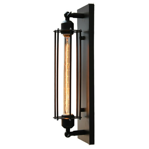 Lámpara de pared retro Edison E27 Aplique de luz de hierro forjado de estilo industrial vintage Hugtrwg Para estrenar