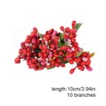 thumbnail image 4 of Naiovety Craft Mixed Red Artificial Flower Cherry Stamen Berries Bundle DIY Christmas Wedding Cake Caja de regalo Decoración Flores artificiales Tipo9 10 piezas Naiovety HA002022-09, 4 of 5
