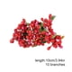 thumbnail image 5 of Cateissary Craft Mixed Red Artificial Flower Cherry Stamen Berries Bundle DIY Christmas Wedding Cake Caja de regalo Decoración Flores artificiales Tipo9 10 piezas Cateissary HA002022-09, 5 of 5