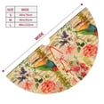 thumbnail image 3 of Rateoe Vintage Bird Print Christmas Tree Skirt 36" for Xmas Holiday New Year Party Circle Tree Mat Ornaments Decoration, 3 of 7