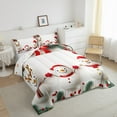 thumbnail image 3 of jejeloiu Cute Xmas Snowmen Bedding Comforter Set,Happy New Year Twin Comforter Sets,Merry Christmas Bedding Set For Children,Luxury Bedroom Decor Reversible,2 Pieces, 3 of 8