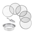 thumbnail image 3 of Dickly Soil Sifter Set Garden Sieve Interchangeable Stainless Steel Sifter for Seedling, 3 of 8