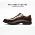 thumbnail image 5 of Bruno Marc Men's Dress Oxford Shoes Classic Lace Up Formal Shoes Wide Width, 5 of 8