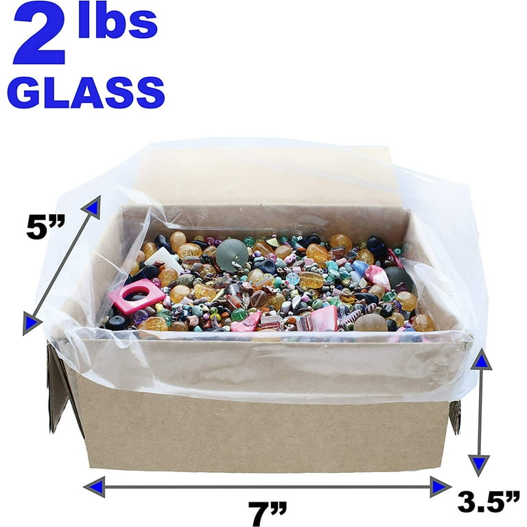 The Beadsmith Box of Beads 2 Pounds of Glass Beads in Assorted