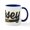 White/Navy Inside, variant on CafePress - Jersey Shore Mugs - 11 oz Ceramic Mug - Novelty Coffee Tea Cup