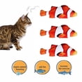thumbnail image 4 of Electric Moving Fish Pet Toy Realistic Plush Simulation Wagging Fish Pet Kicker Toys Funny Interactive Pets, 4 of 5