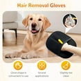 thumbnail image 2 of Pet Hair Removal Glove for Cats & Dogs, Efficient Grooming Gloves for Pet Hair, Cat Grooming Gloves for Hair Removal，Reusable Cat & Dog Hair Remover for Couch, Furniture, Carpet, Curtain, 2 of 7