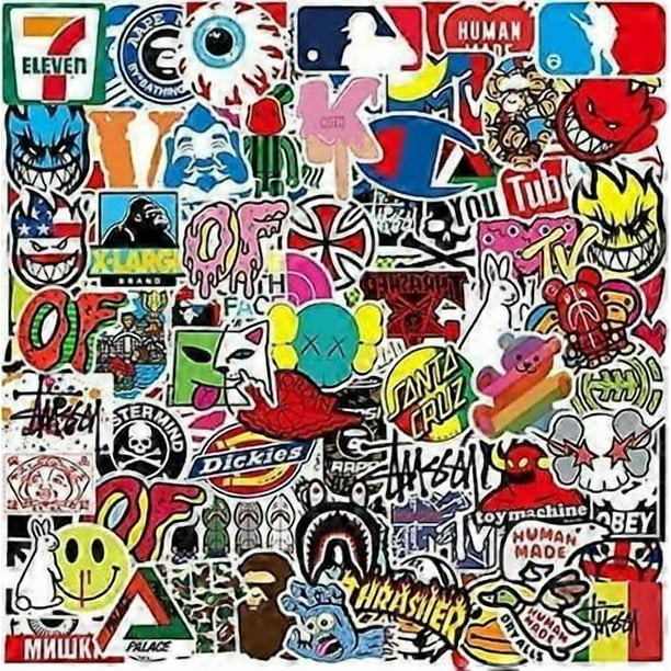 101 PCS of Vintage Stickers Suitable for Water Bottles, Skateboards, Laptops, Computers, Adults, Children, and Young People