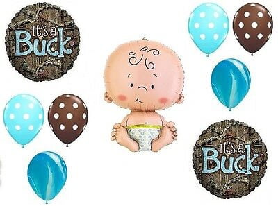 it's a buck baby shower decorations