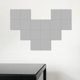 thumbnail image 1 of Espejo extraíble de pared autoadhesivo espejo cuadrado DIY decoraciones de pared para la decoración de la habitación para hogar 16 piezas - Astilla, Los 9cmx9cm BLESIY Pegatinas de pared de acrílico, 1 of 8