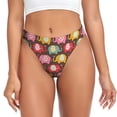 thumbnail image 1 of Balery Cute Elephants Tangas de Algodón para Mujer con Estampado – Ropa Interior Sexy, Transpirable, G-string-XX-Large, 1 of 6