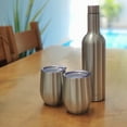 thumbnail image 5 of Stainless Steel Insulated Wine Tumbler - Stainless steel by Chillout Life for Unisex - 2 x 12 oz Tumbler, 5 of 5