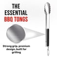 thumbnail image 2 of Grillbot Stainless Steel Grill Tongs with Locking Grip and Long Handle, 2 of 6