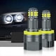thumbnail image 2 of H8 Headlight Bulb 6000K 120W LED Angel Eyes Lights Canbus, 2 of 5