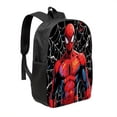 thumbnail image 2 of MARVEL Spider-Man Large Capacity Backpack - Ergonomic, Lightweight & Durable Polyester with Multiple Pockets, Perfect for Work,, 2 of 6