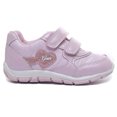 thumbnail image 2 of Geox B Shaax Kid's 2 Strap Hook And Loop Flexible Sneakers In Pink Size 7, 2 of 6