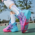 thumbnail image 6 of Basketball Shoes for Womens Colorful Volleyball Fashion High Top Breathable Lightweight Grip Indoor Outdoor Sport Sneakers, 6 of 6