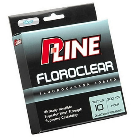 UPC: 0015789013257 | P-Line Floroclear Fluorocarbon Coated Mono Mist Green 12lb 300Yd