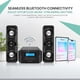 thumbnail image 3 of Philco Stereo Shelf Systems Sistema compacto de estantería para CD con radio estéreo FM digital, tecnología inalámbrica Bluetooth y control remoto en negro | Pantalla LCD | Compatible con puerto MP3 y, 3 of 5