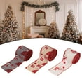 thumbnail image 6 of Christmas Printed Ribbon, Used For Flower Garlands, Christmas Tree Decoration, 6 of 9
