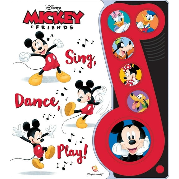 Disney Mickey and Friends: Sing, Dance, Play! Sound Book, (Paperback)