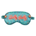 thumbnail image 1 of Something Different Holly Jolly Satin Sleep Mask, 1 of 2
