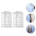 thumbnail image 2 of NUOLUX 60-Pack Clothes Dry Cleaning Bags Dust Covers for Clothing Garment Protectors Hanging Storage, 2 of 6