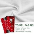 thumbnail image 4 of Dmlowu Christmas Tree Towels - Quicker Dry Comfortable Bath Towels, Ultra Soft Christmas Decorations Hand Towels for Bathroom Kitchen, 18x26" Christmas Bathroom Decor, 4 of 4