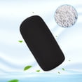 thumbnail image 3 of Shexton Almohada, Micro Mini Microbead Back Cojín Roll Throw Pillow Travel Home Sleep Soporte para el Cuello Cómodo(Negro), 3 of 5