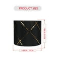thumbnail image 2 of Small Lampshade Cloth Barrel Lamp Shade E27 Base Stripe Pattern Light Cover, 2 of 5