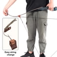 thumbnail image 3 of LJNYFDC Competitive Bow Winding Rope High Strength Bowstring Tool Wear resistant Smooth Faux Cowhide Firm Stitching Long Rope Stringer, 3 of 7