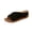 Black, variant on Wine Girls Solid Color Fish Mouth Wedge Slippers Thick Bottom Beach Summer Casual Footwear