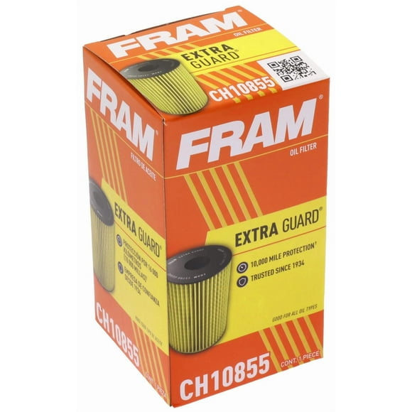 FRAM CH10855 Extra Guard Engine Oil Filter, Proven protection for up to 8,000 kms