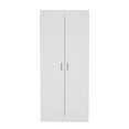 thumbnail image 3 of Pemberly Row Armoire de Garde-Manger Moderne à 5 Étagères en Bois Manufacturé Blanc, 3 of 10