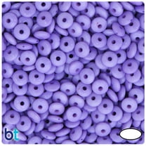 BeadTin Light Purple Opaque 7mm Rondelle Acrylic Beads (600pcs)