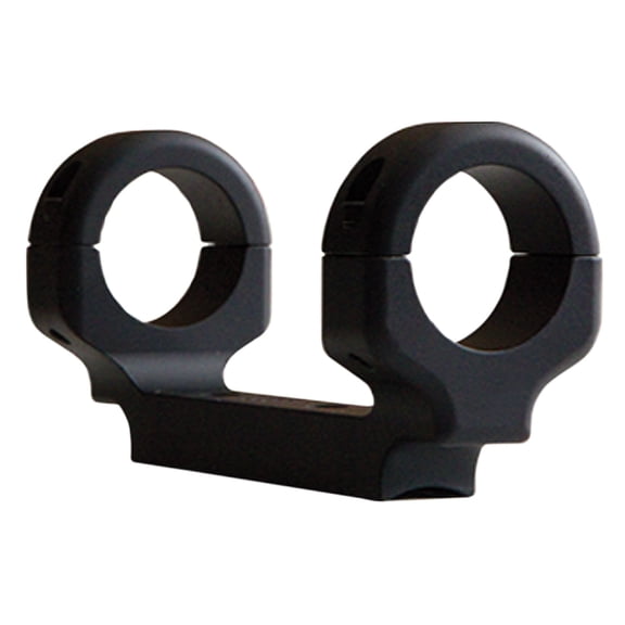 DNZ 16280 1-Pc Base & Ring Combo For Ruger American Short Action Black Matte Finish 30mm Rings Medium